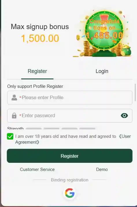 7Z game Registration
