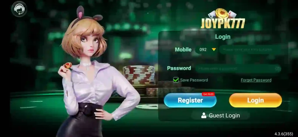 Joypk 777 game Registra