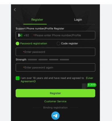 OK PKR game registration