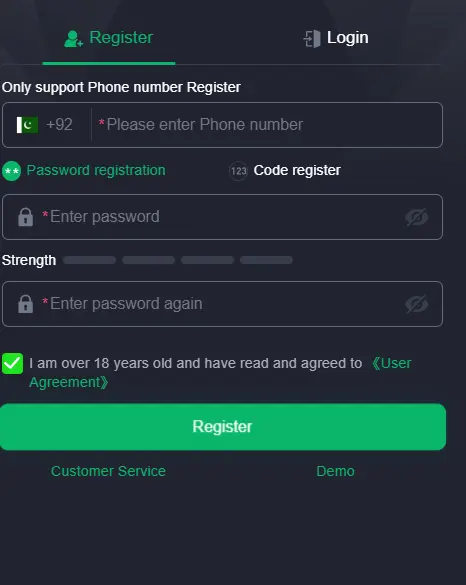 YO Game Registration